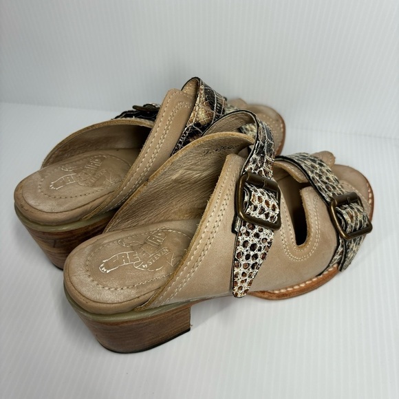 Freebird by Steven Heels Womens 6 Caprice Mules Slip on Leather Western Party - Picture 2 of 6